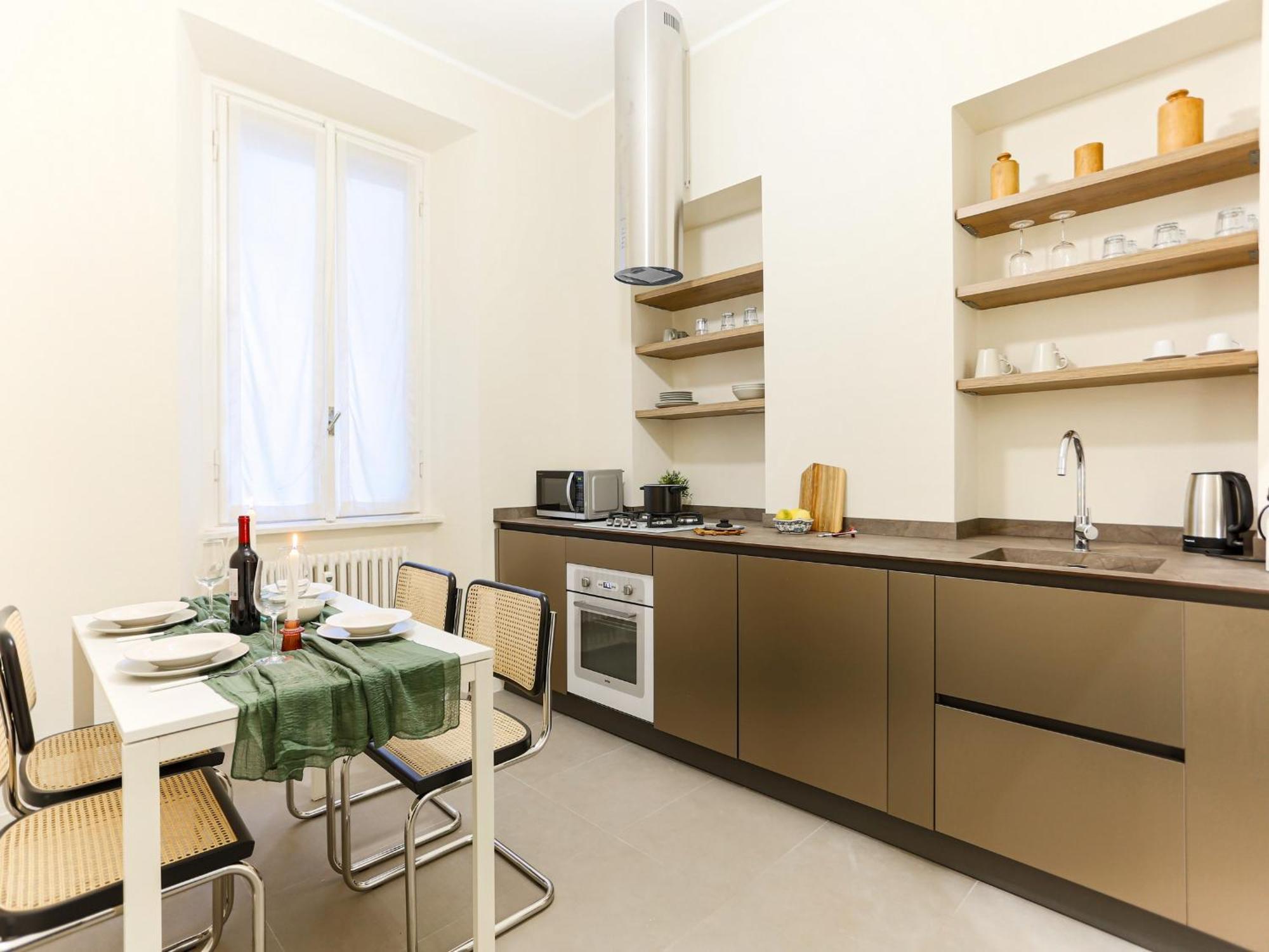 The Best Rent - Bright One Bedroom Apartment With Balcony In Moscova Milano Dış mekan fotoğraf